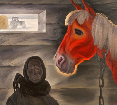 Образ коня в произведениях Джанны Тутунджан исследует проект «Птица – Жизнь»